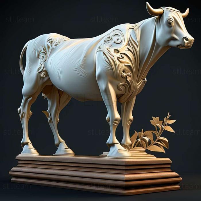 3D модель Крупный рогатый скот (STL)